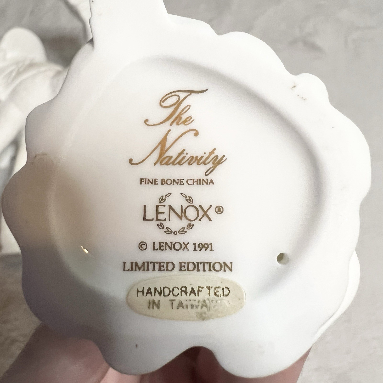 Lenox Nativity Set The Camel & Driver 2 Piece Figurine Fine Bone China VTG 1991