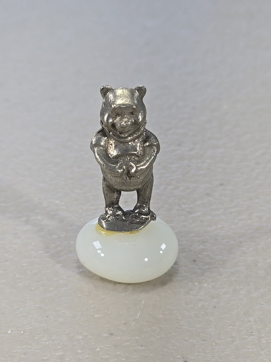 Disney Classic Pooh Miniature Pewter Winnie The Pooh Bear Figurine 1.25″