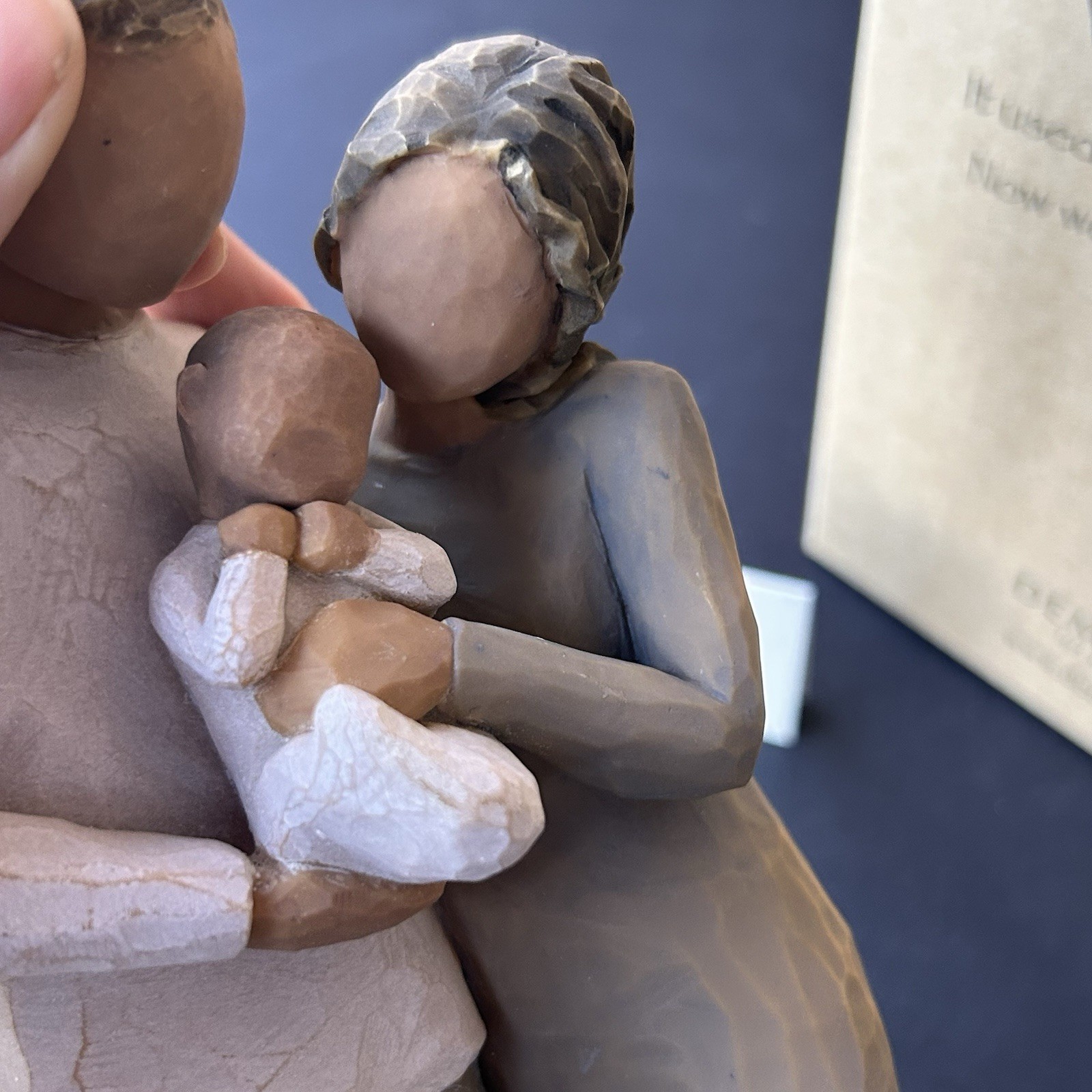 Willow Tree “We Are Three” Family Figurine 2013 Susan Lordi Demdaco Family Read