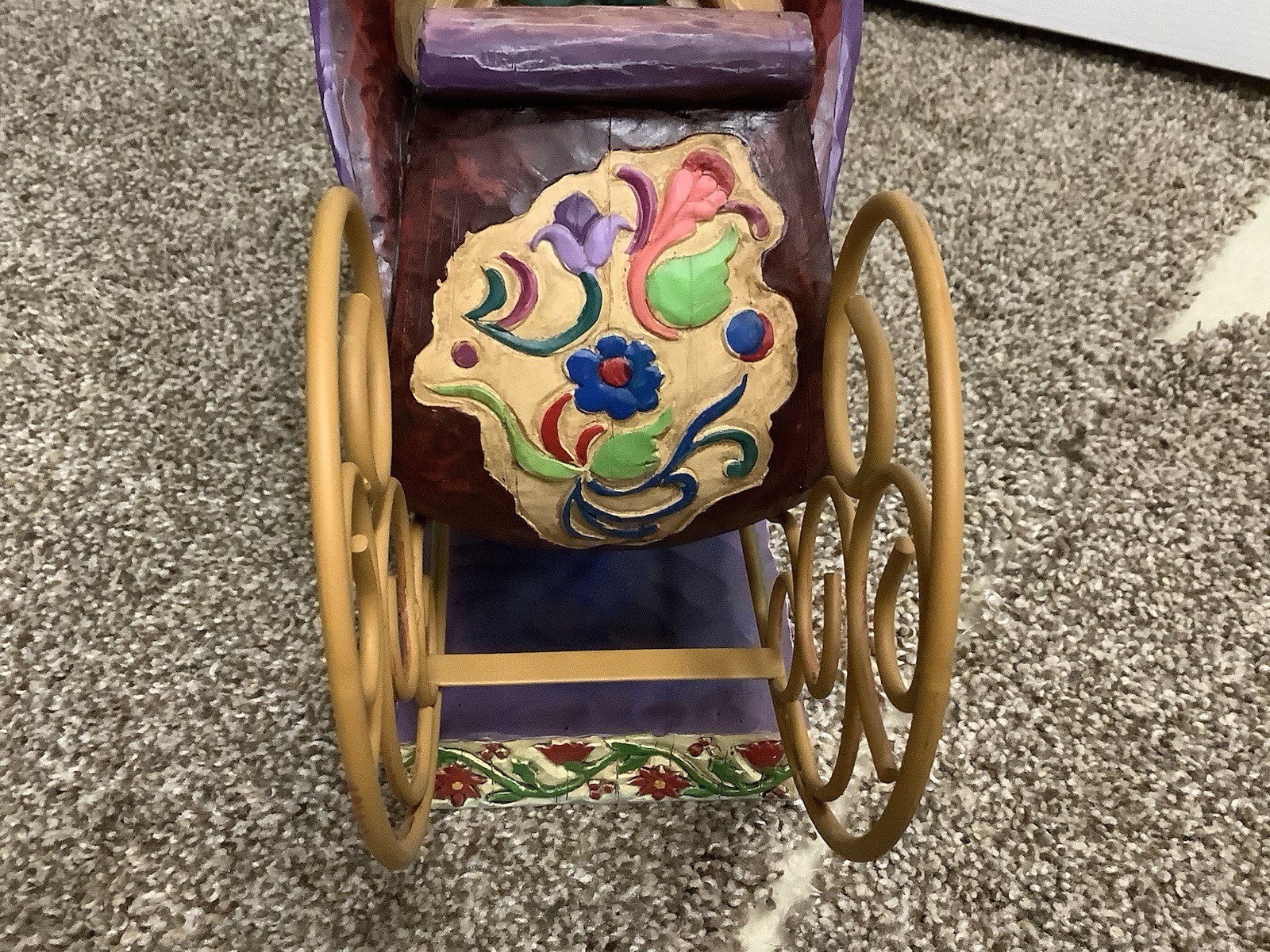 Jim Shore Heartwood Creek Delivering Joy Santa’s Sleigh 2004 117719T 14” Long