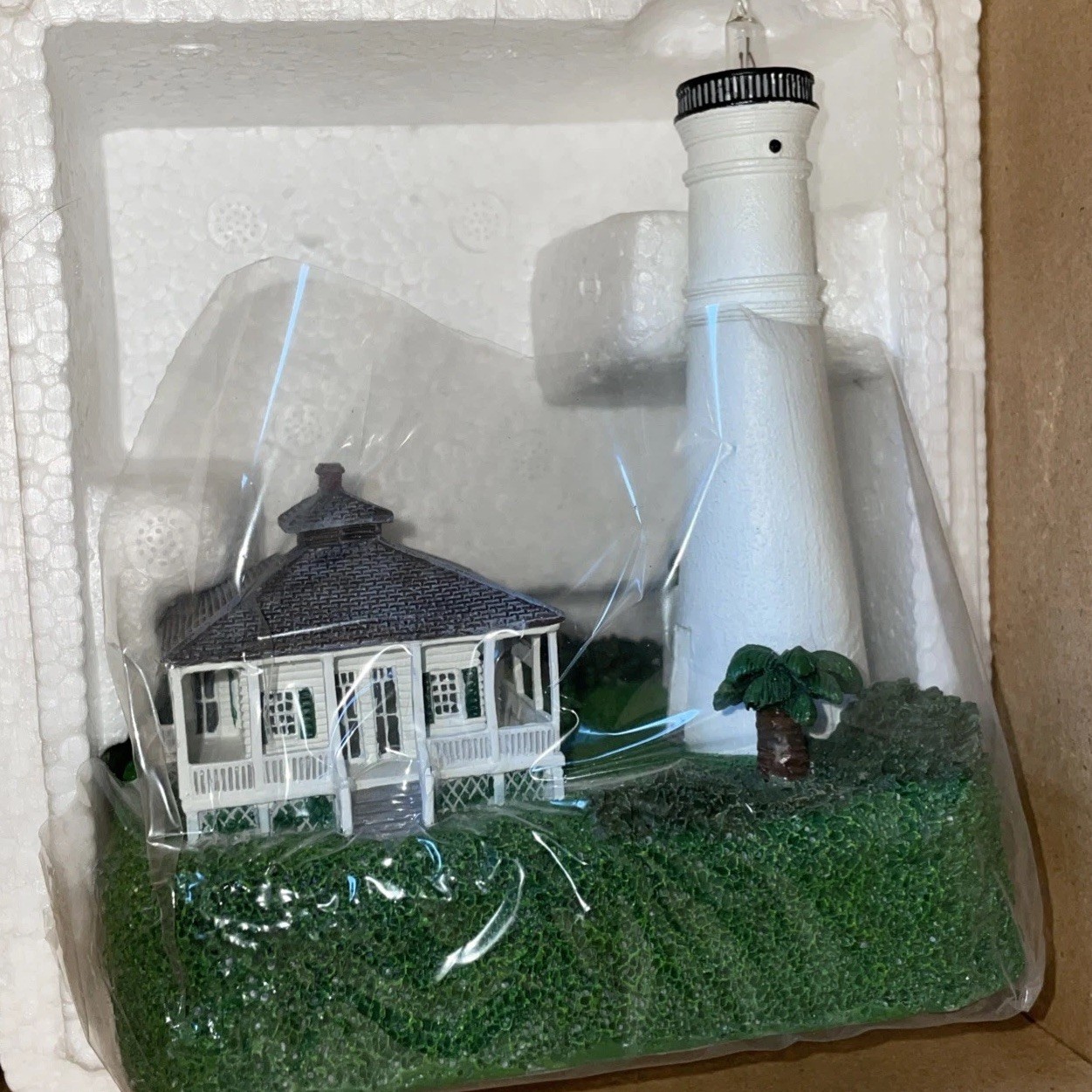 LEFTON Historic American 1999 KEY WEST Light Up LIGHTHOUSE LAMP 08680 ~NIB
