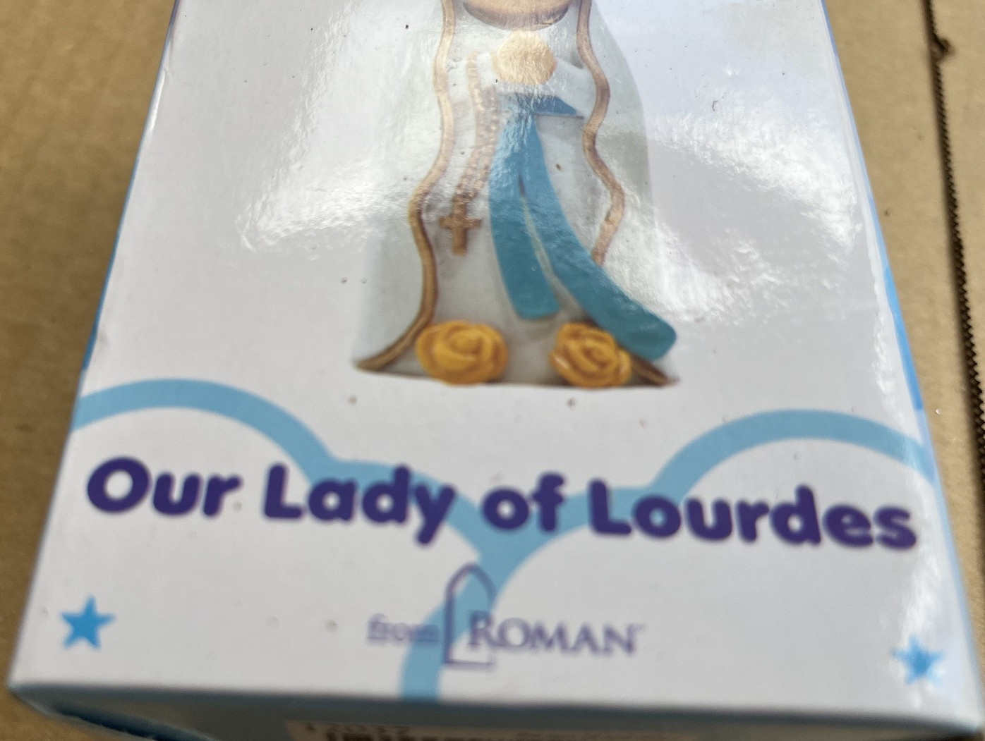 Roman Inc Little Drops of Water Our Lady of Lourdes Resin Figure 3.5″ Religious