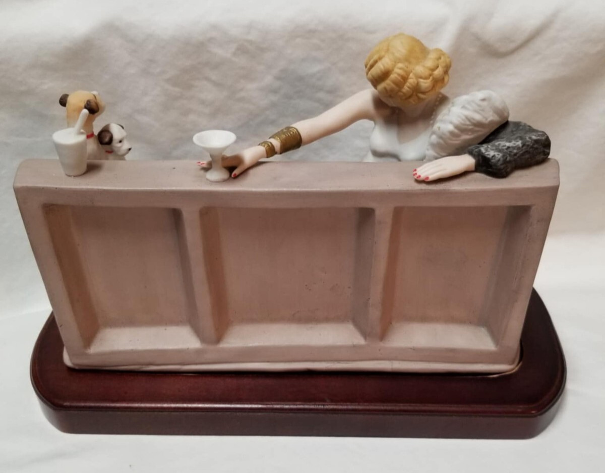Louis Icart “Le Cocktail” 1932 #1554 of 10,000 Figurine Heirloom Traditions