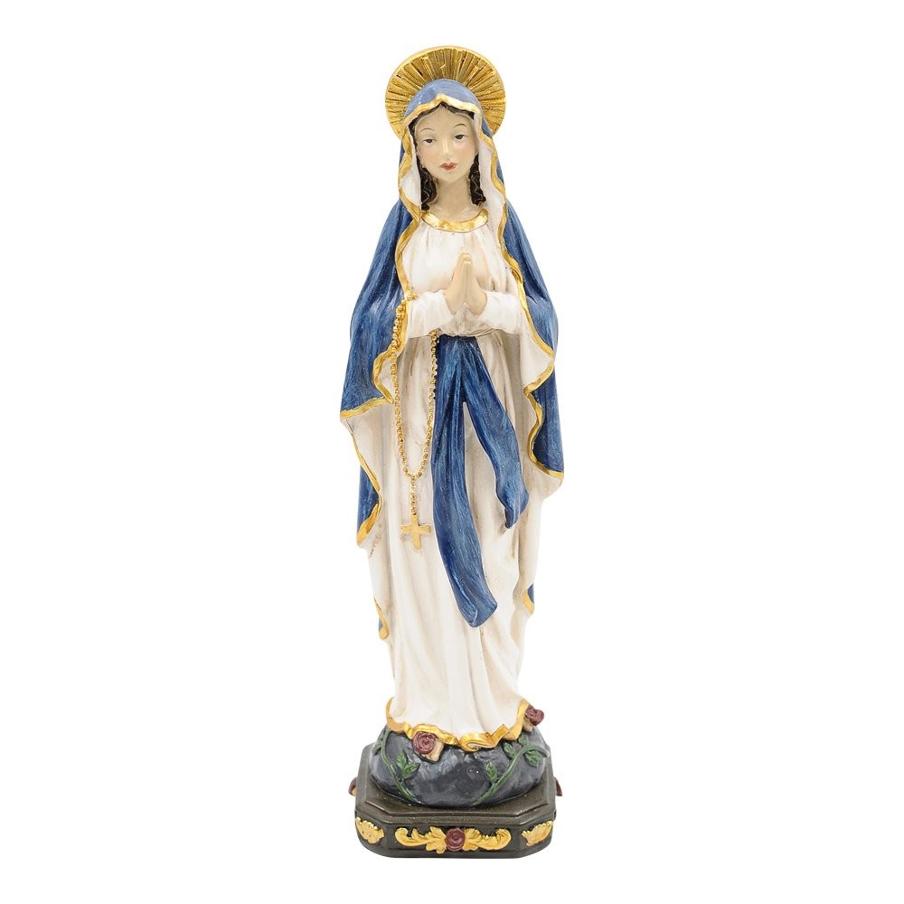 Comfy Hour 6″ Religious Praying Virgin Mary Statue, The Blessed Mother,