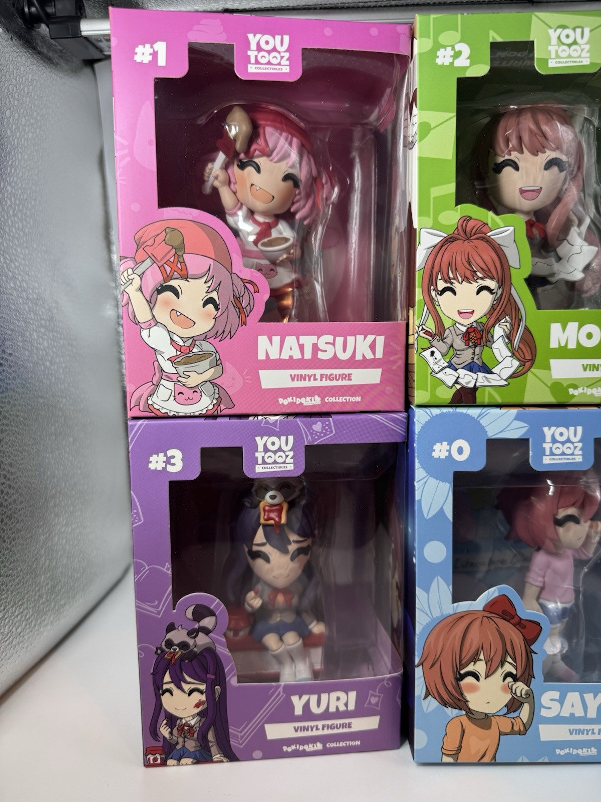 Youtooz Doki Doki Literature Club Lot 4 Monika Sayori Yuri Natsuki – Box Wear