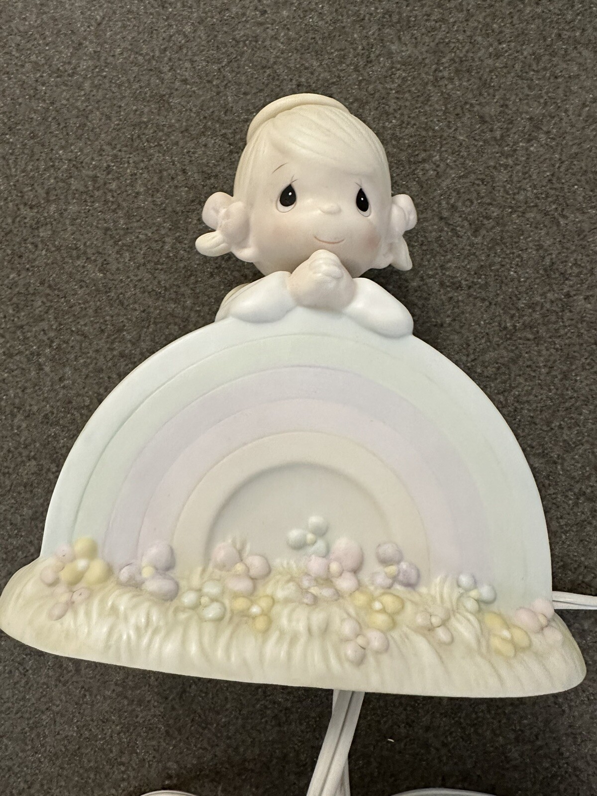 Precious Moments “God Bless You With Rainbows” 1985 Figural Night Light #16020