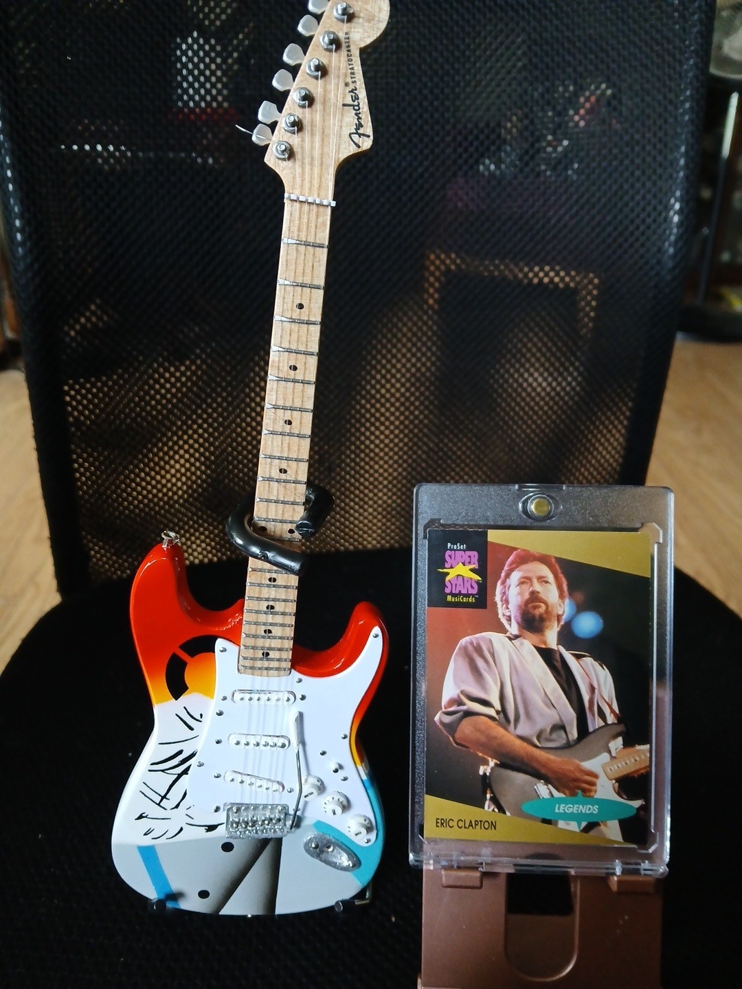 Eric Clapton CRASH One “Over the Rainbow” Mini Guitar Replica – Officially Licen
