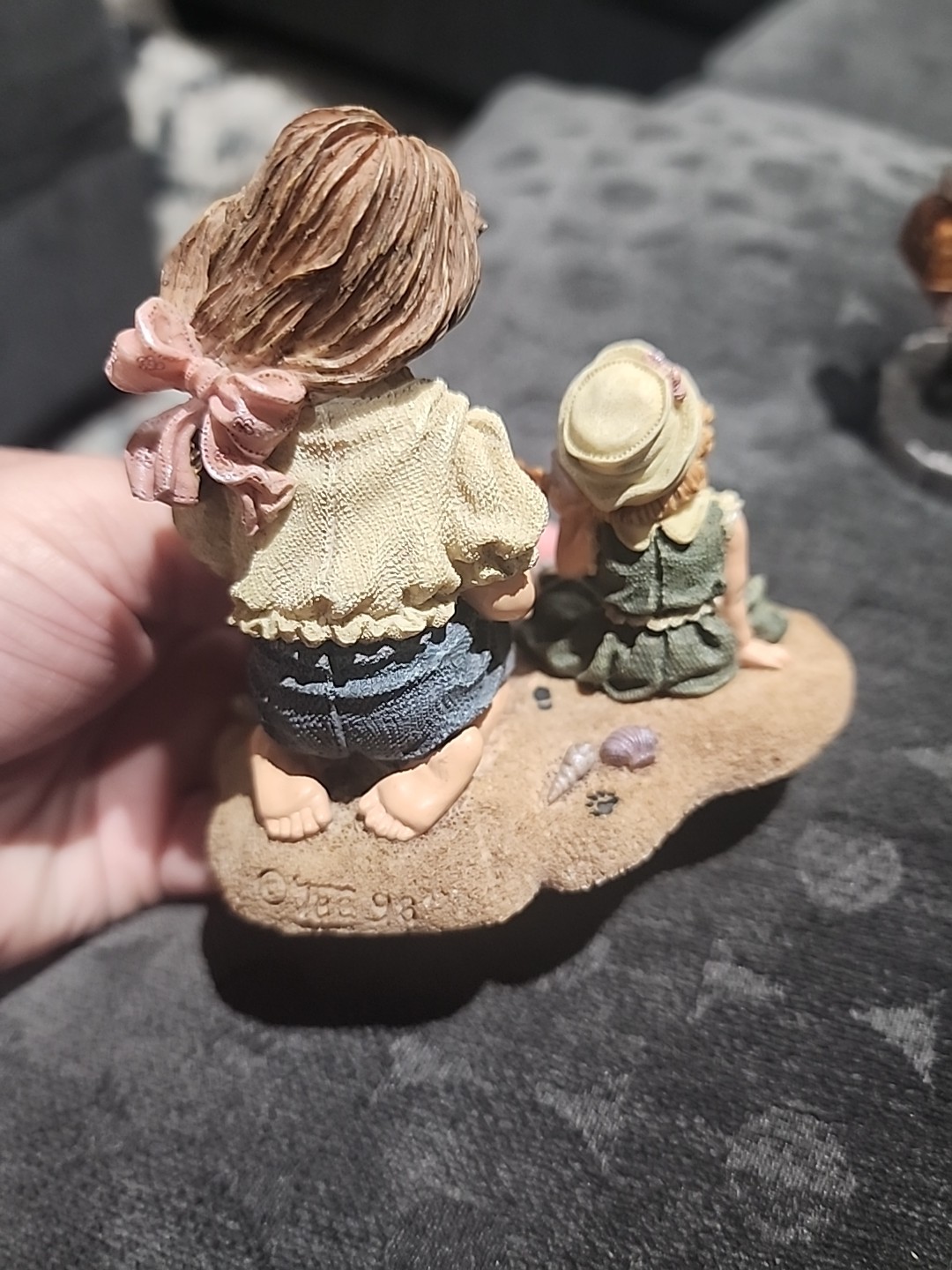 Yesterdays Child Boyd’s Dollstone 3 PC Set. Last One,By The Sea,First Day School