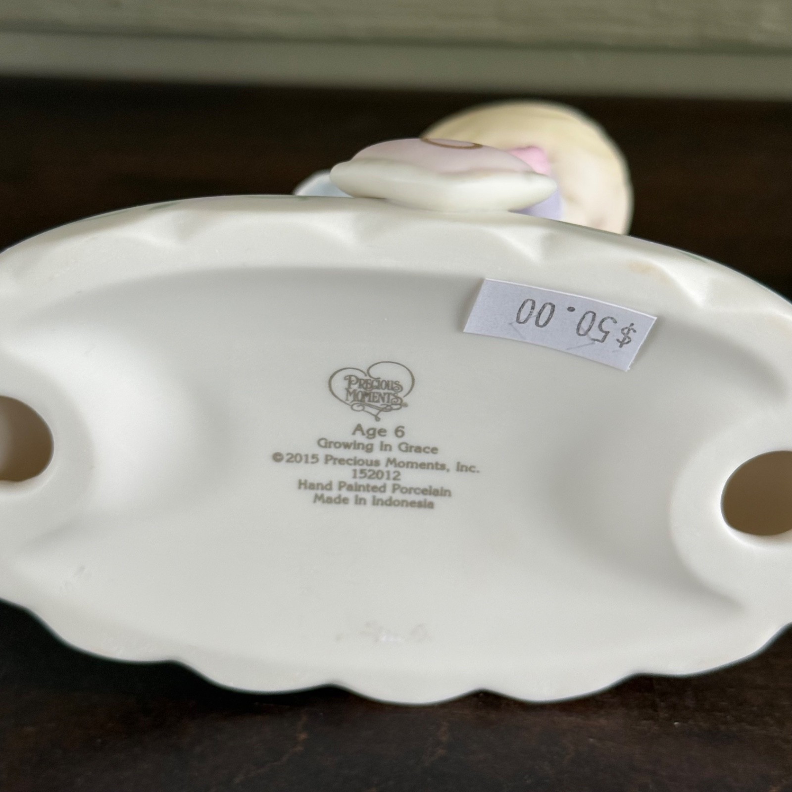 Precious Moments Growing In Grace AGE 6 Blonde 6th Birthday NIB 152012 2015