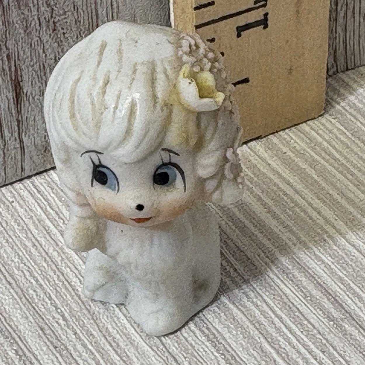 Vintage Napcoware Mini Anthropomorphic Puppy Spaghetti Porcelain FREE SHIPPING