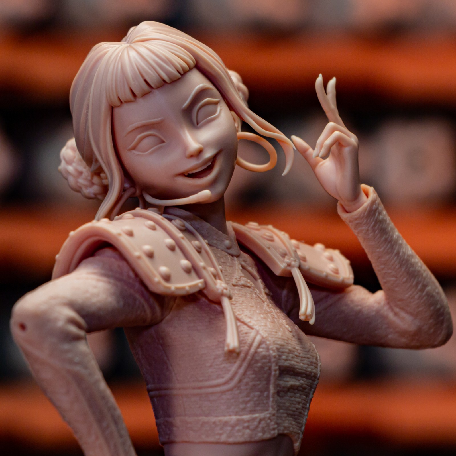 Zoey – K-Pop Demon Hunters 1/8 Scale Figure Statue 3D Print Model Kit Unpainted