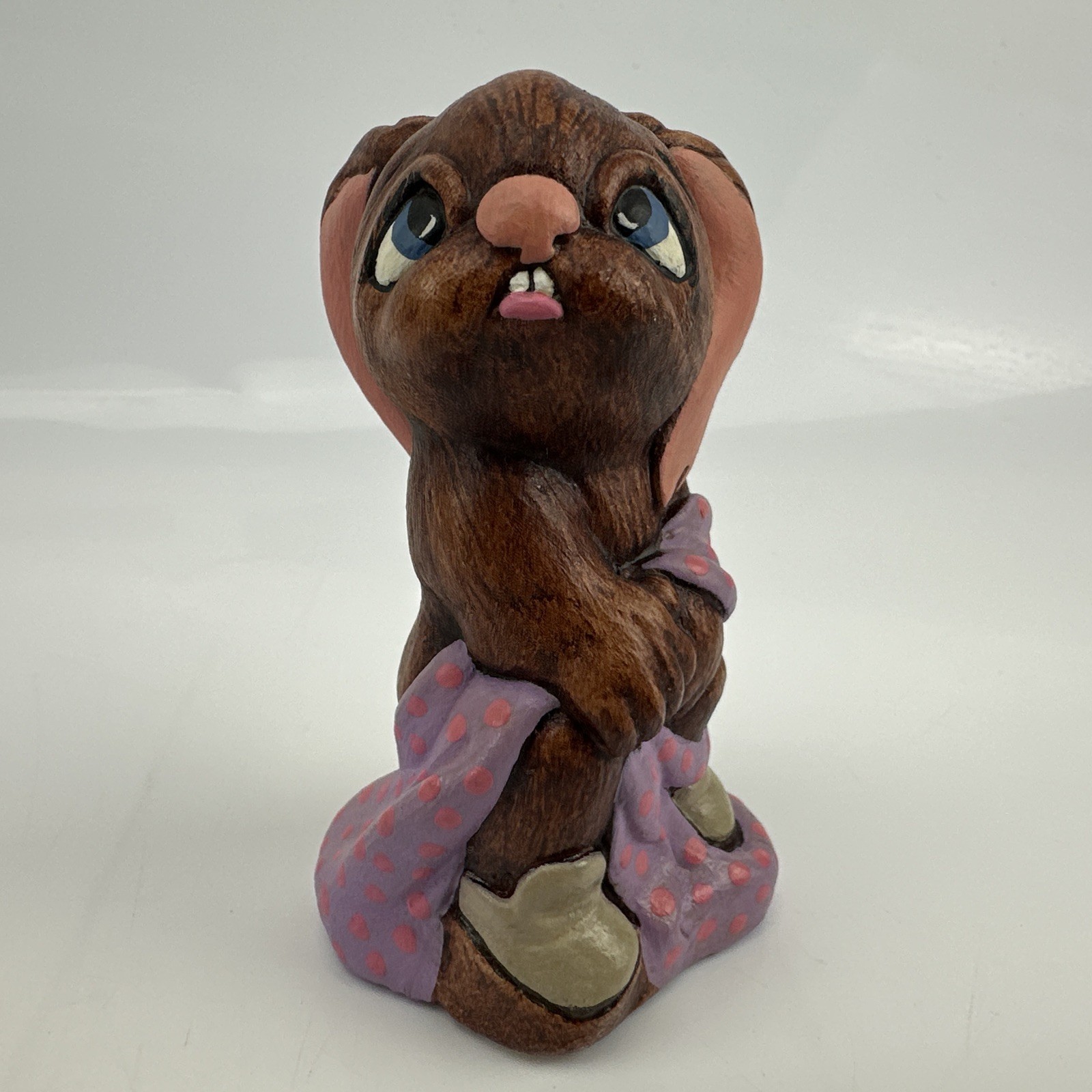 Vintage Pendelfin Rabbit Stoneware Music Scene Apple Pie Chorus Blanket Baby