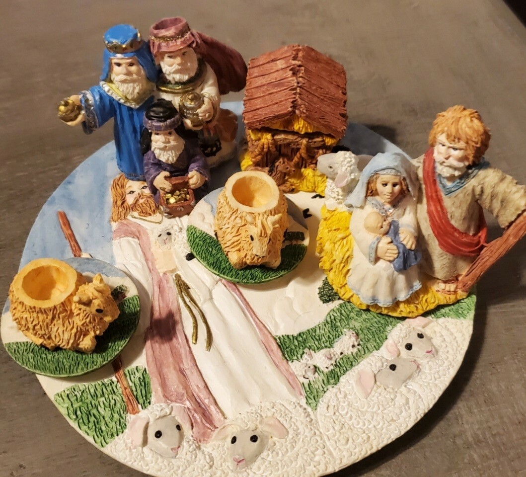 Miniature Young’s Religious Tea Set Collection, 1995, #26187 (w/ box)