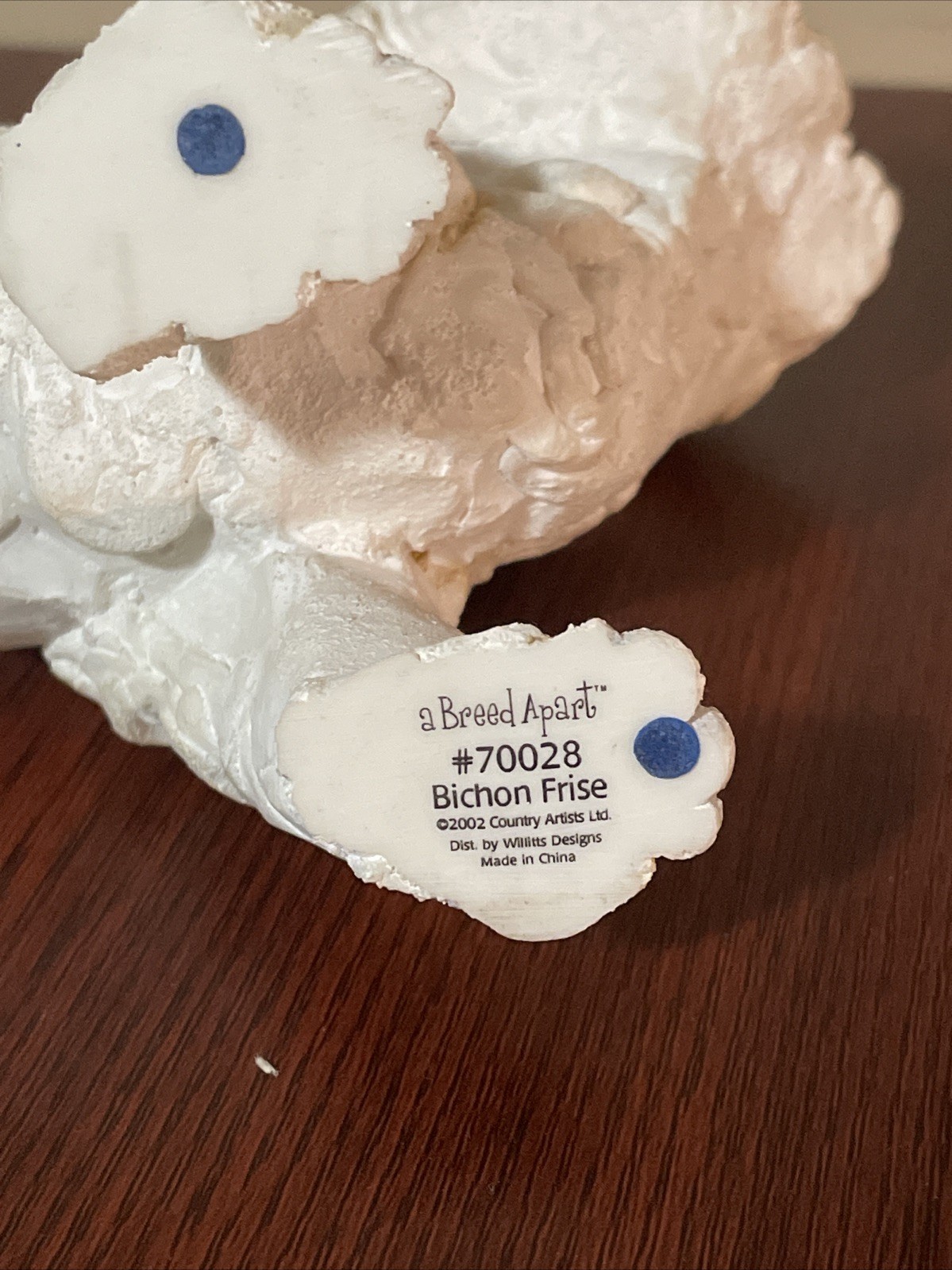 2002 A Breed Apart “Bailey” Bichon Frise #70028 Dog Figurine