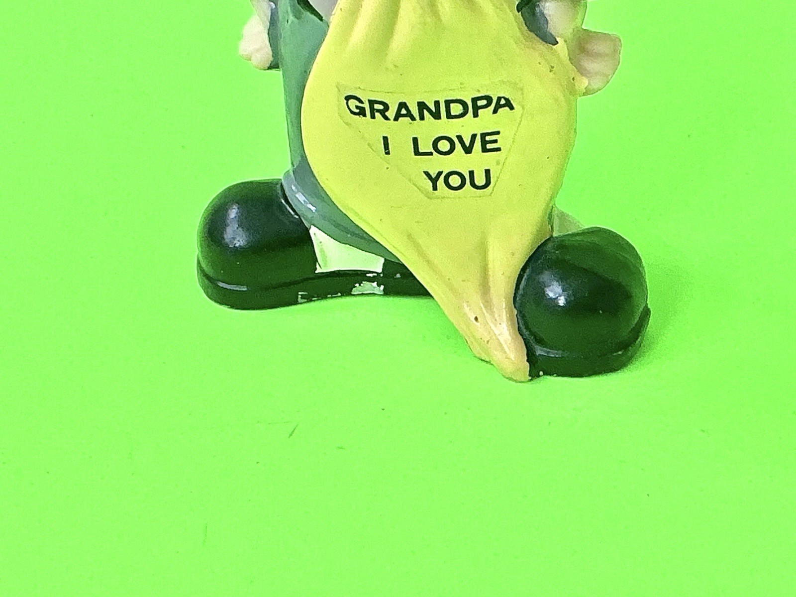 Berries I Love You Grandpa Figurine Vintage 4.5” Made In Hong Kong 1972