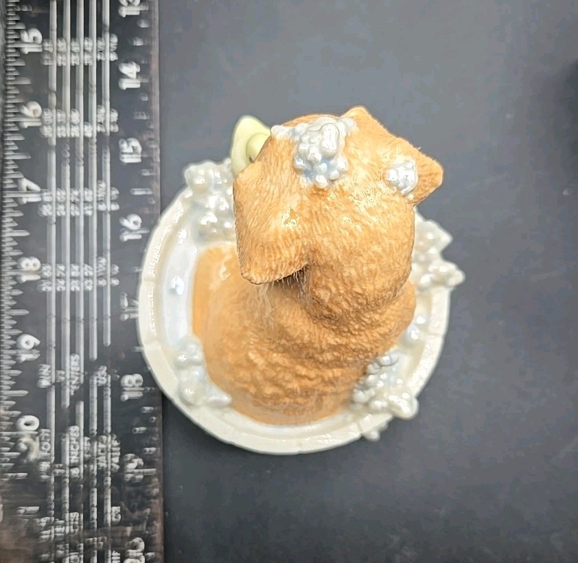 LENOX Bath Time Buddies Mini Puppy Retriever Labador Figurine w 24 K Accents
