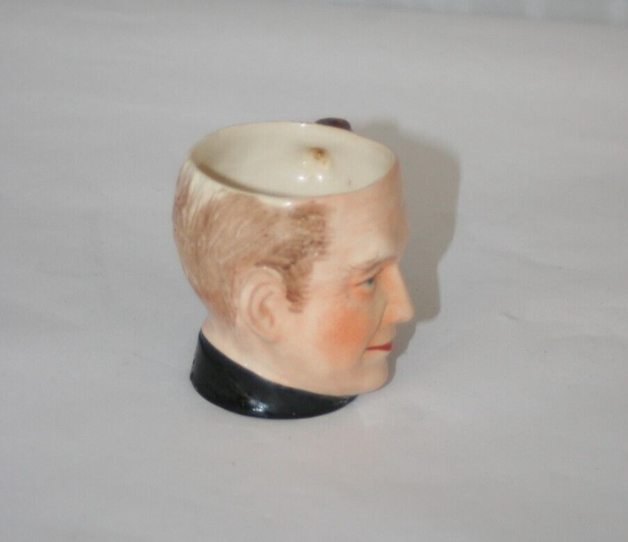 Toby Type Porcelain Face Mug Made In Japan 2 3/4” Vintage