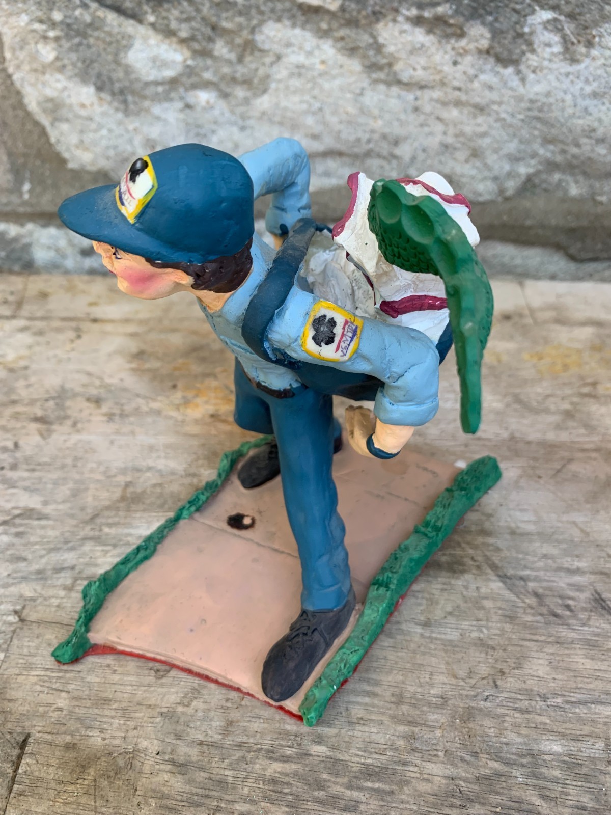 Caren Miller Museum Collection United States Mailman US Mail Carrier Figurine 7″