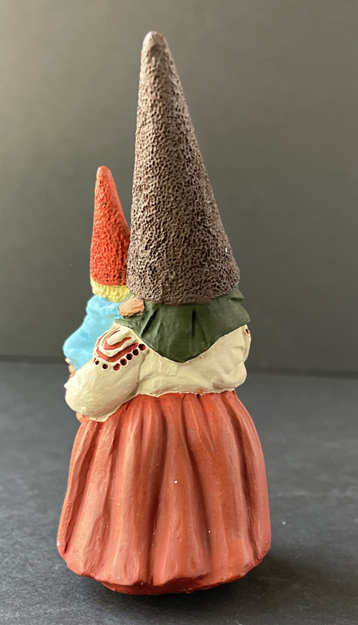 1988 HANNAH & JOSH Artina Gnome Poortvliet Figurine RARE 1st Ed. & COA & BOX