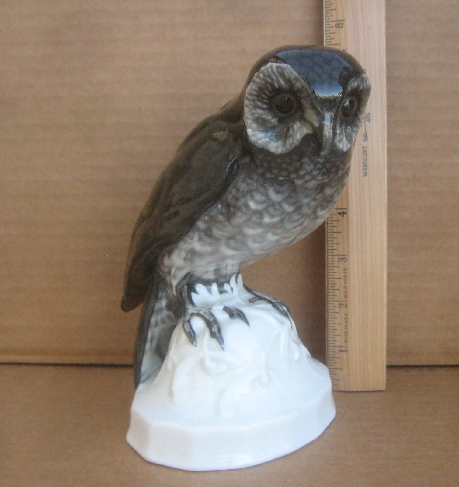 Hutschenreuther Selb Bavaria Porcelain Owl Figurine Perfect Condition