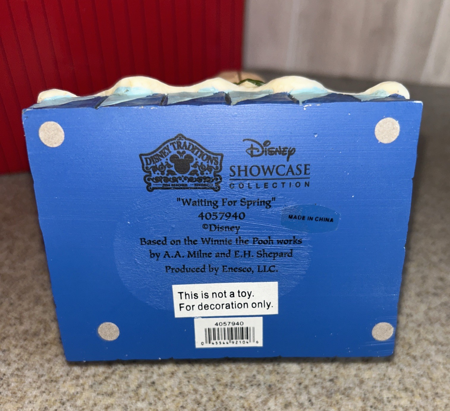 SIGNED Jim Shore Disney Traditions Eeyore Waiting For Spring Figurine 4057940