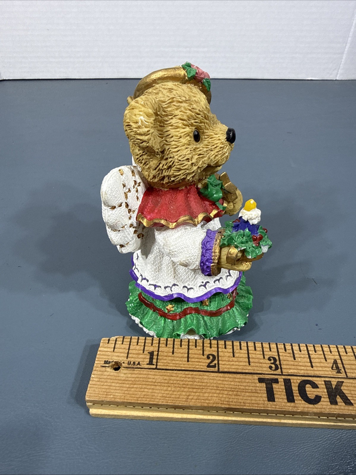 Little angle bear figurine Resin
