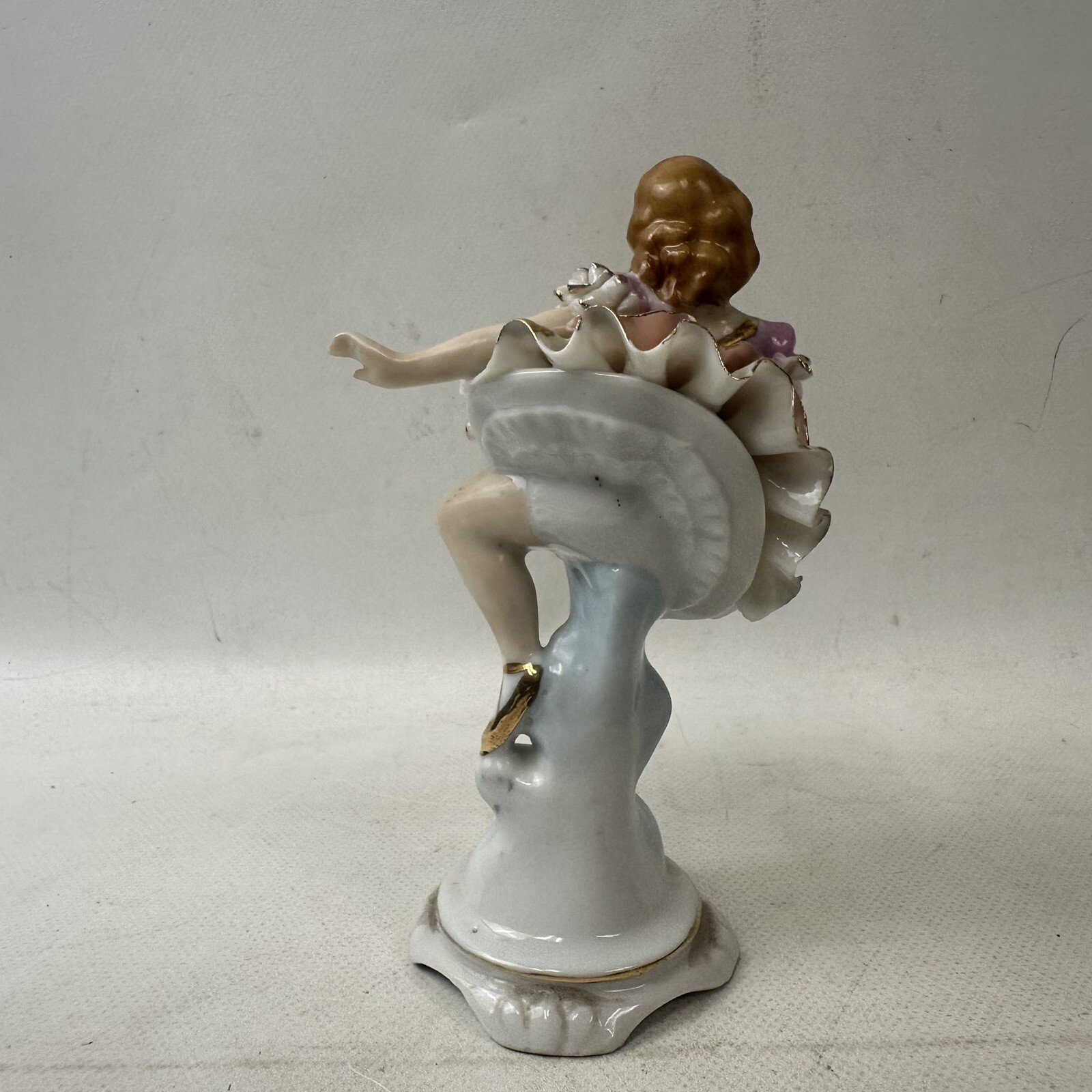 Vintage Ballerina Figure Girl Dancer Dancing Figurine 5 7/8” Tall Unknown Brand
