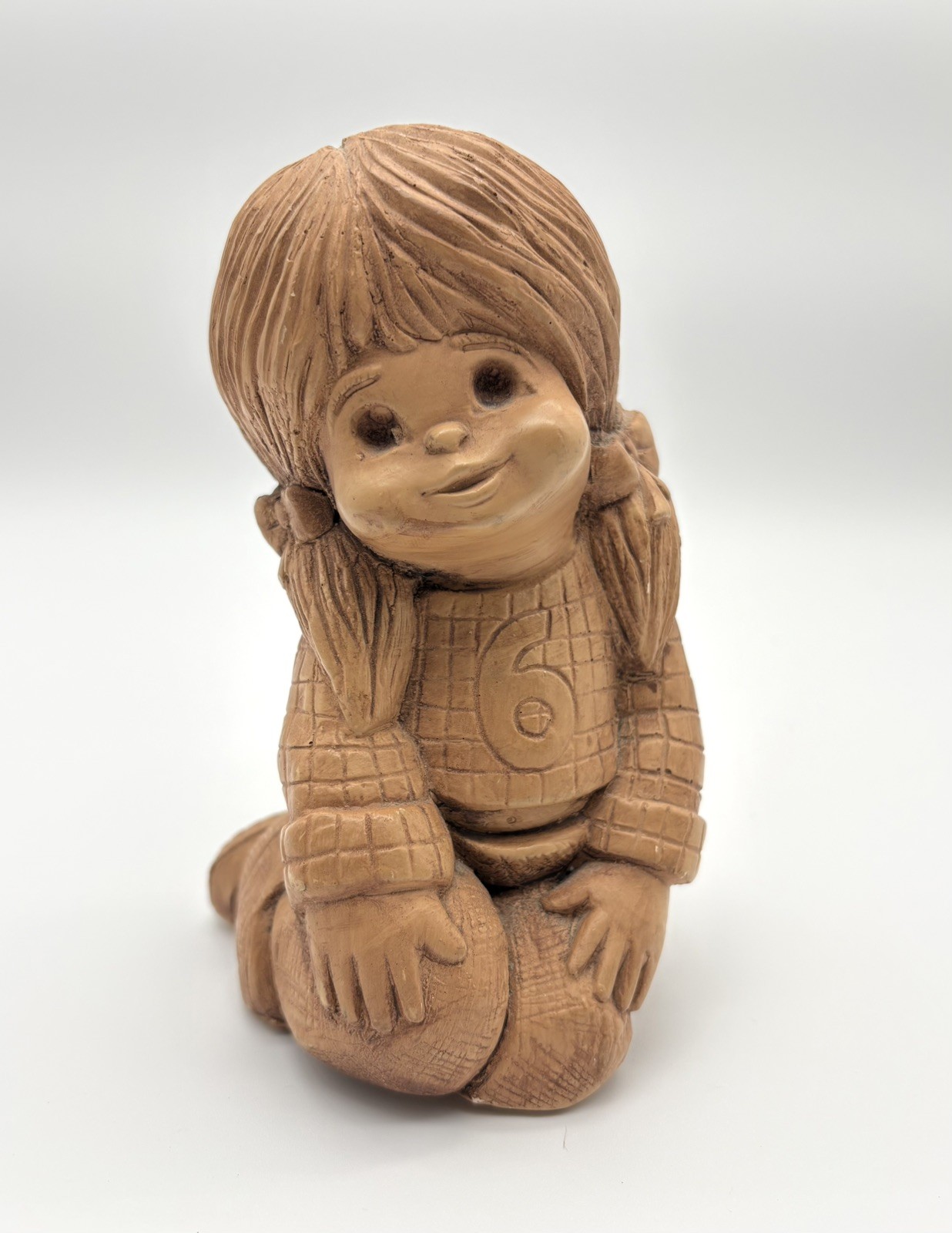 Bill Mack Fannykins Sunshine #6 Figurine Vintage Kneeling Girl Sculpture