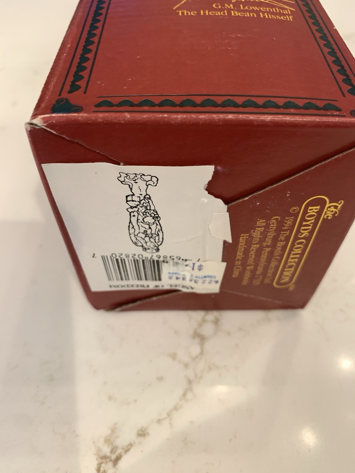 Angel Of Freedom Figurine Boyds Bears & Friends Folkstone Collection NEW