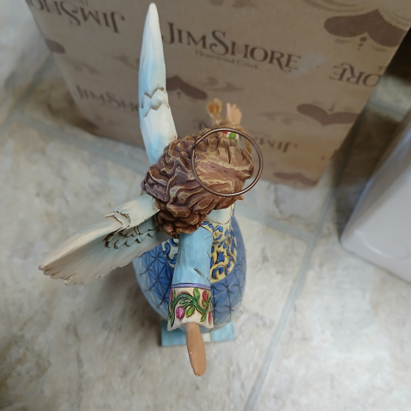 Jim Shore Heartwood Creek Angel Figurine Heavenly Dancer 4007669 Blue Dress 2006