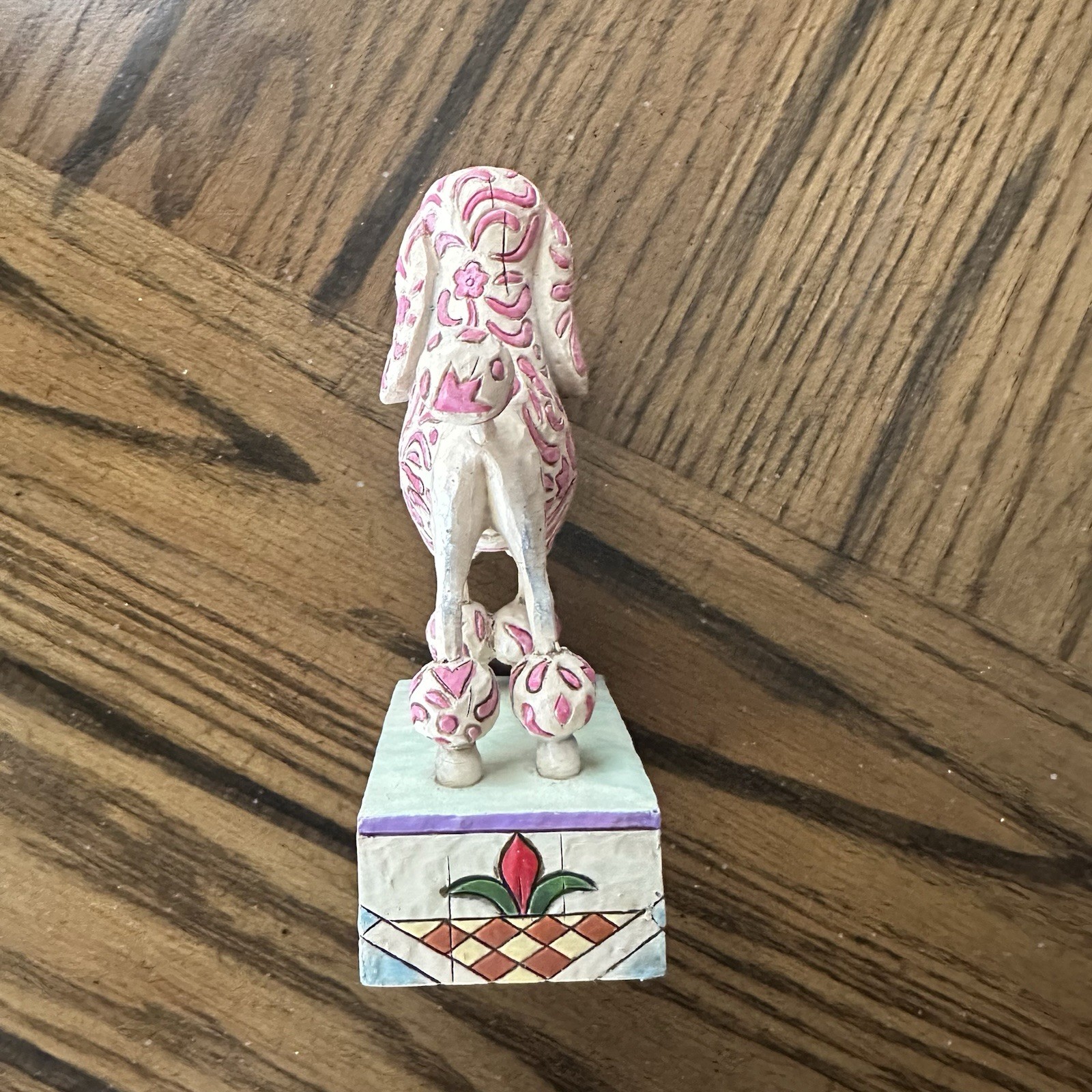 Jim Shore Heartwood Creek Lulu Poodle Dog Figurine 2005 Enesco V4004849