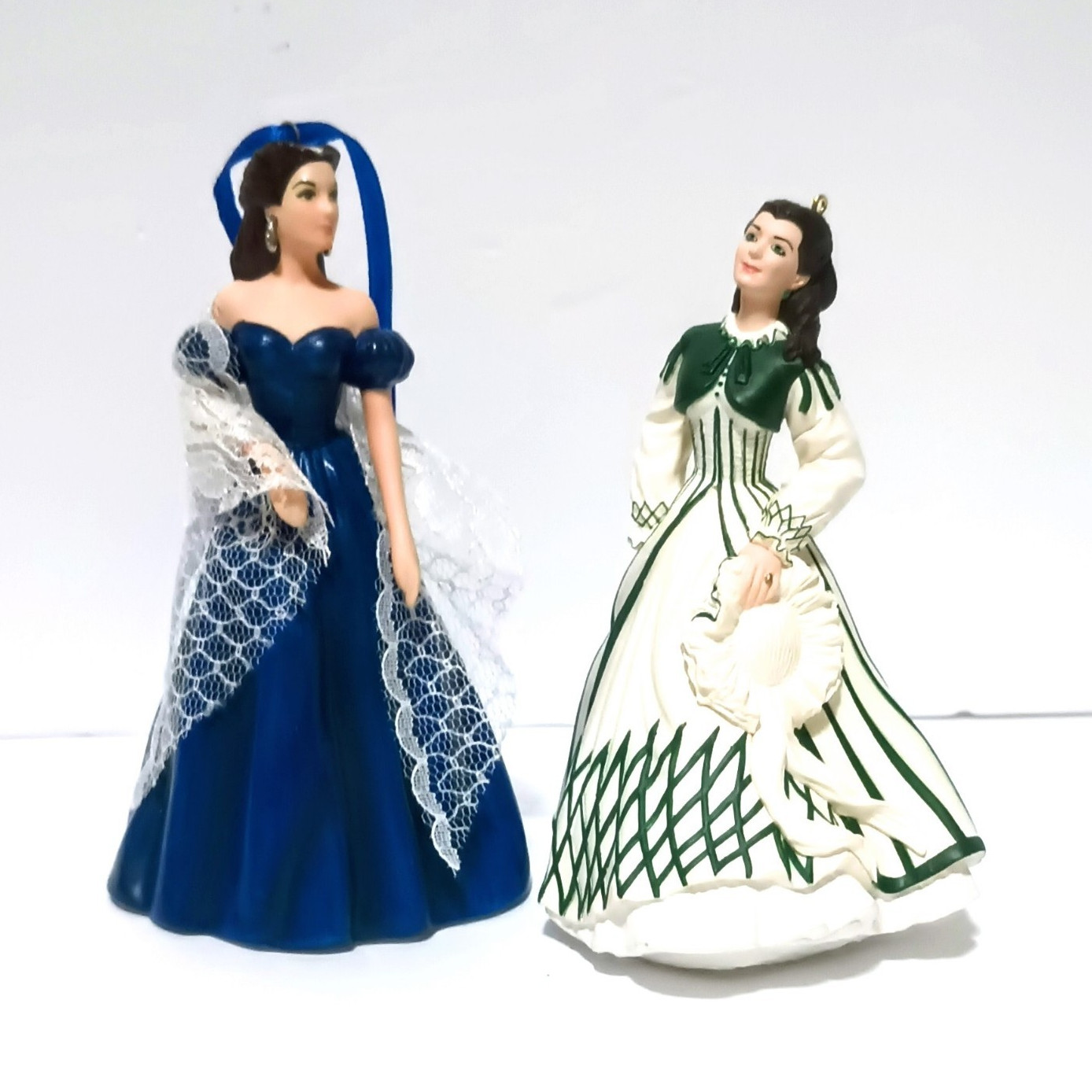 Hallmark Gone With the Wind Scarlett O’Hara Ornament Lot of 2 1999