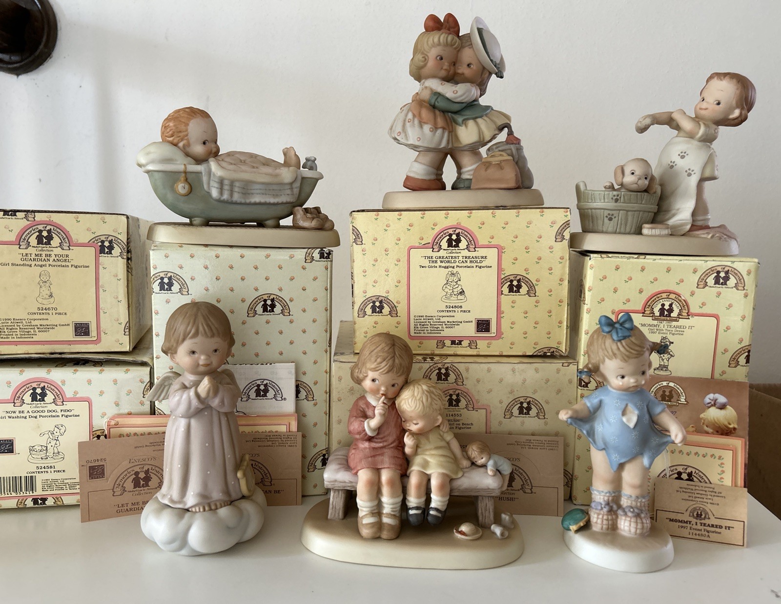 Memories Of Yesterday Figurines Lot Of 6