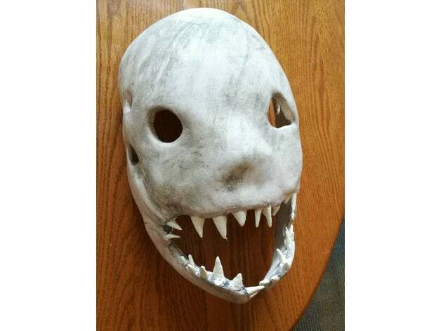 Trapper mask from Dead by Daylight hand painted