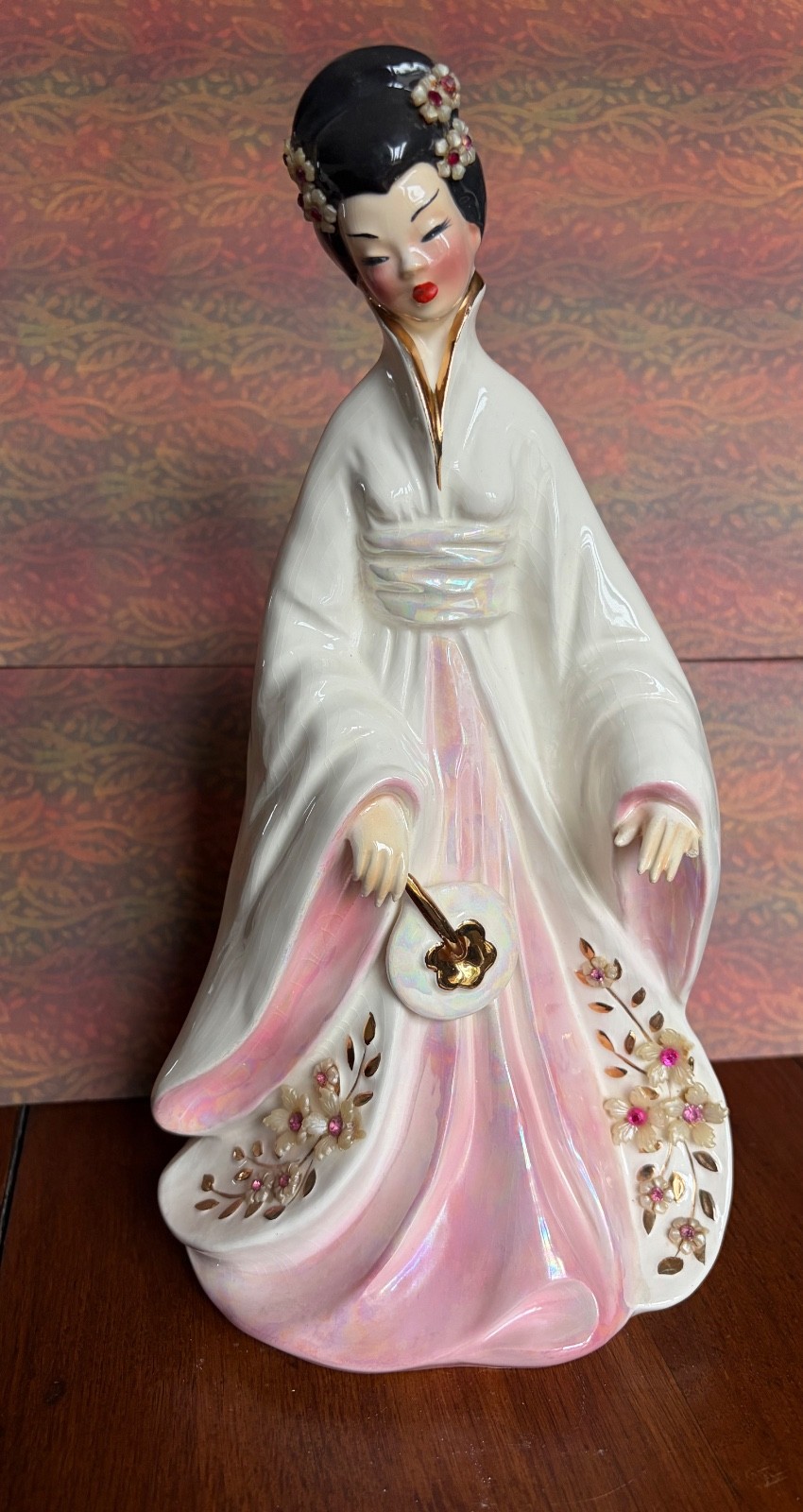 Vintage Josef Originals Geisha Figurines 10 3/4″ Tall – Sakura & Cho Cho
