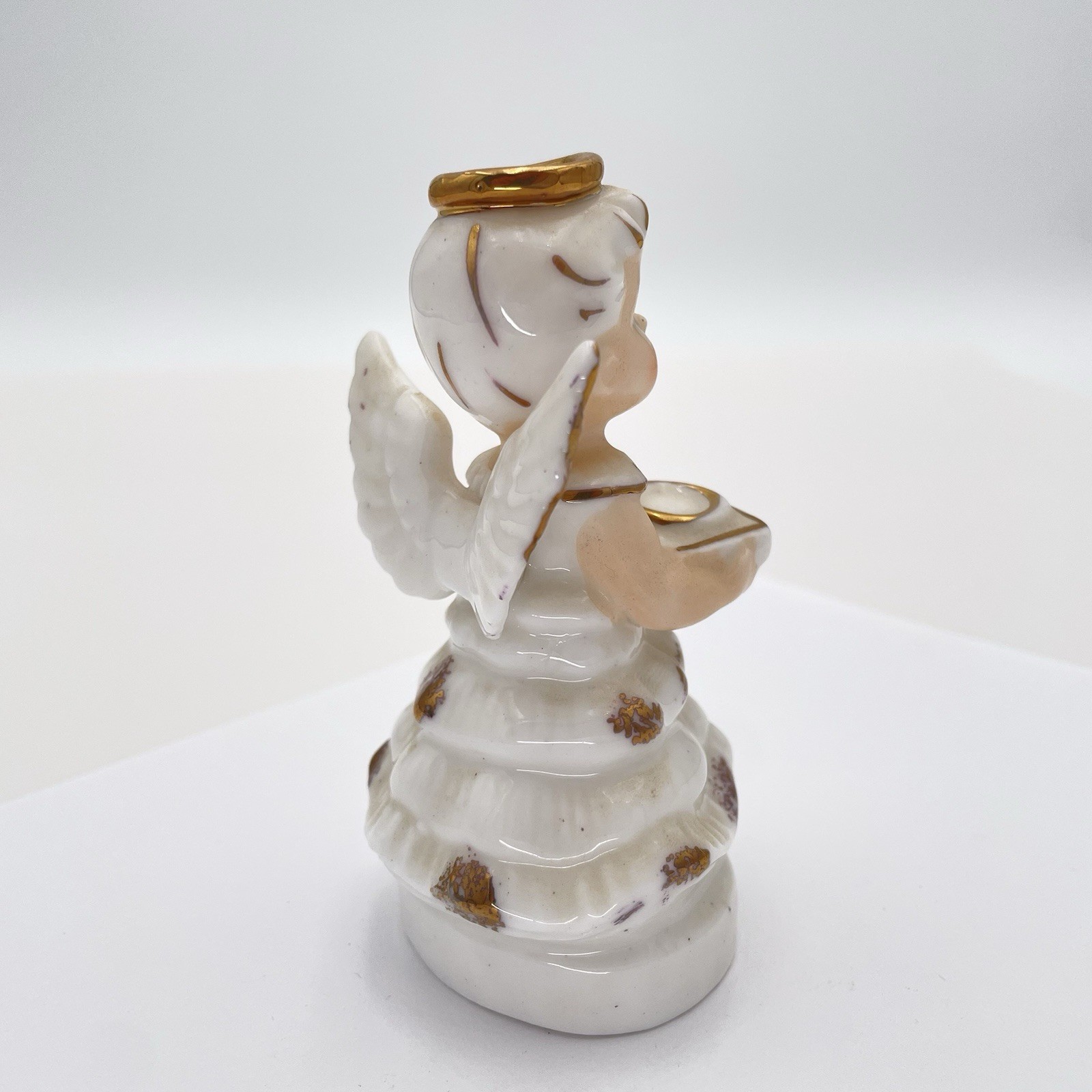 Artmark Angel, Lefton, Napco, Vintage Decor, June Angel Ring Bearer 3.5”