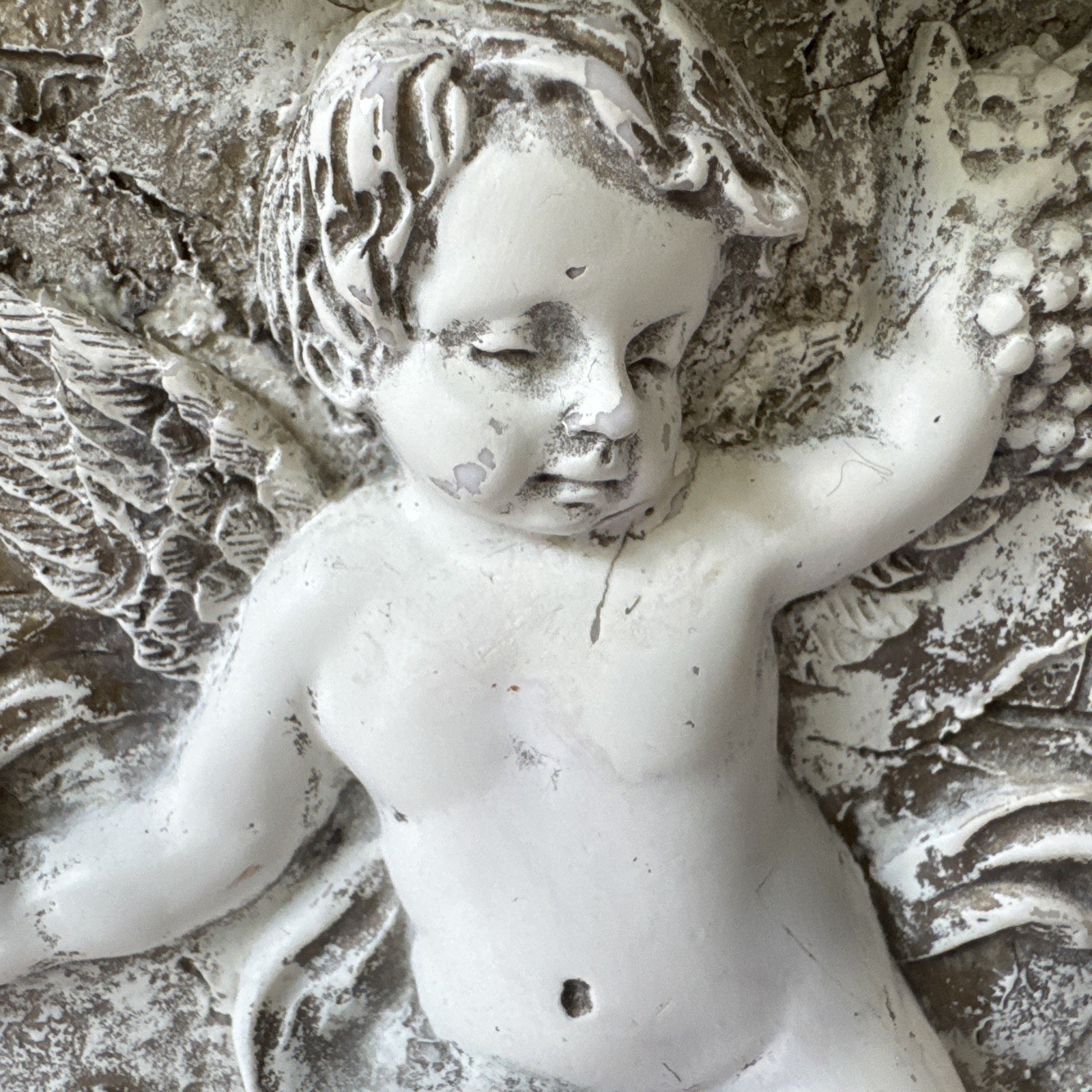 VTG Wang’s Int’l Resin Cherub Wall Shelf Decor Vintage 7 x 5.5 Inch