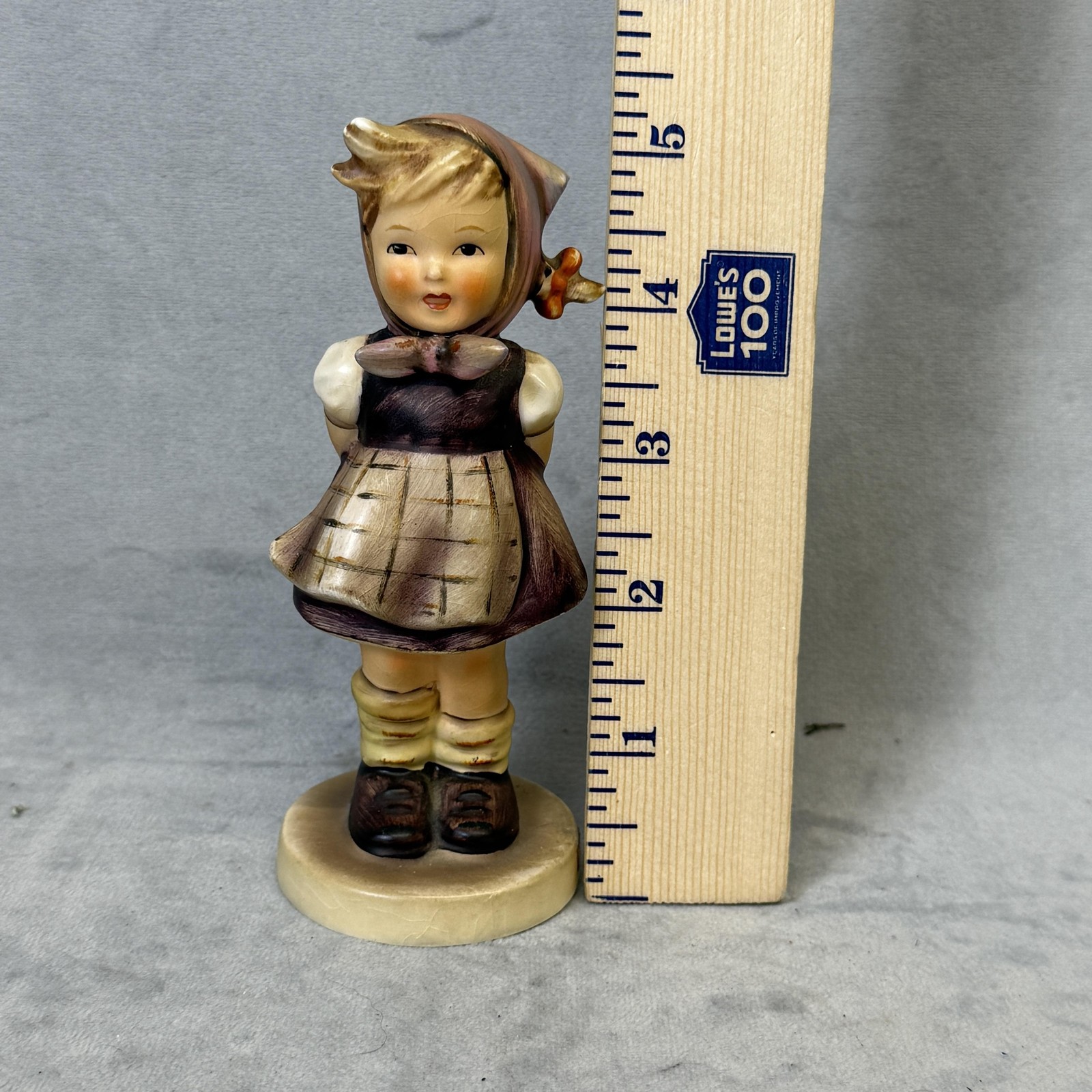 Vintage Goebel M.I. Hummel Which Hand Figurine Porcelain West Germany Marked