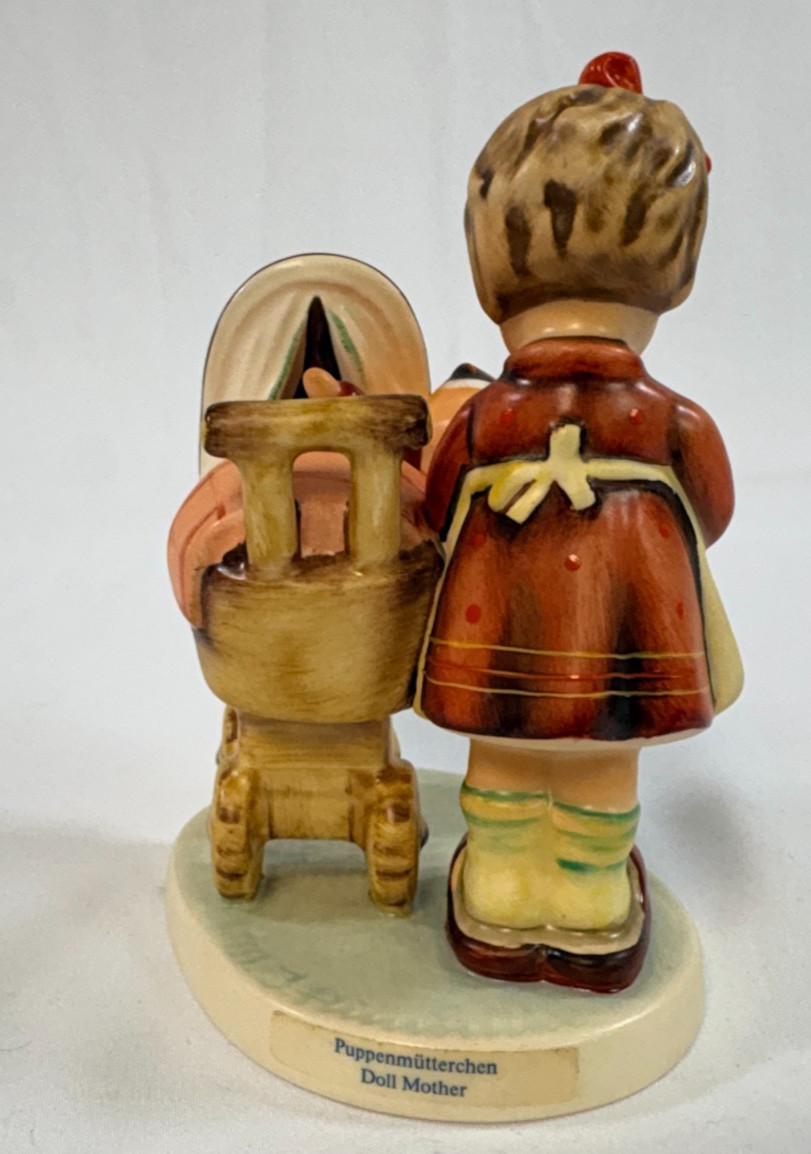 Goebel Hummel Figurine #67 “Doll Mother” Baby Carriage Germany Vintage