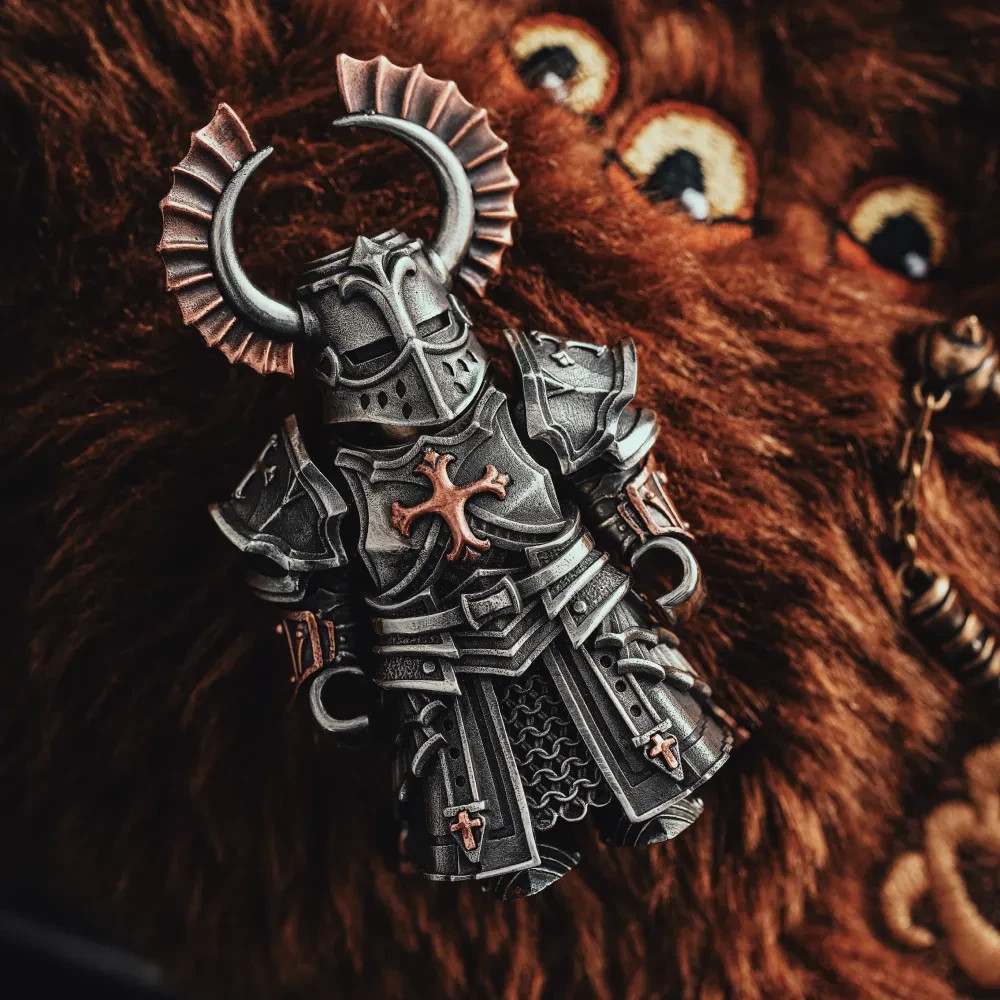 Crusader Figurine Statue Ornament Craft Collection for Home Living Room Office