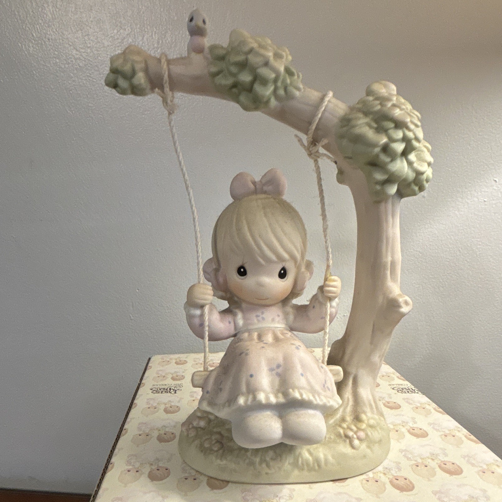Precious Moments “My Warmest Thoughts Are You” Porcelain Figurine Boxed 1991