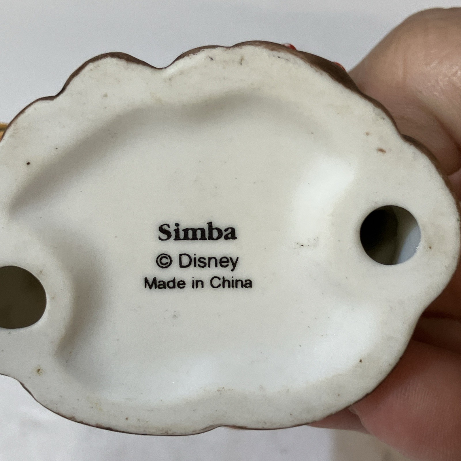 Vintage 90s Disney Simba Porcelain Figurine The Lion King 3” Collectible Decor