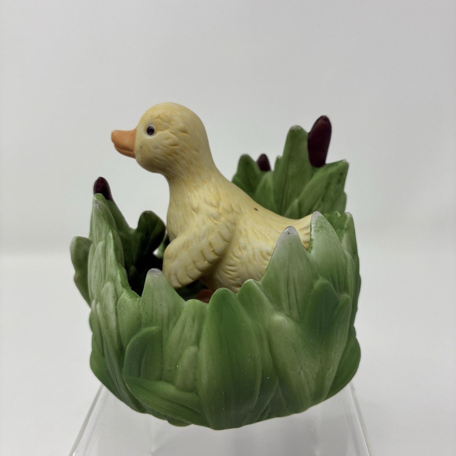 Franklin Mint Porcelain Woodland Surprises Duck Jacqueline B.Smith 1984 4″