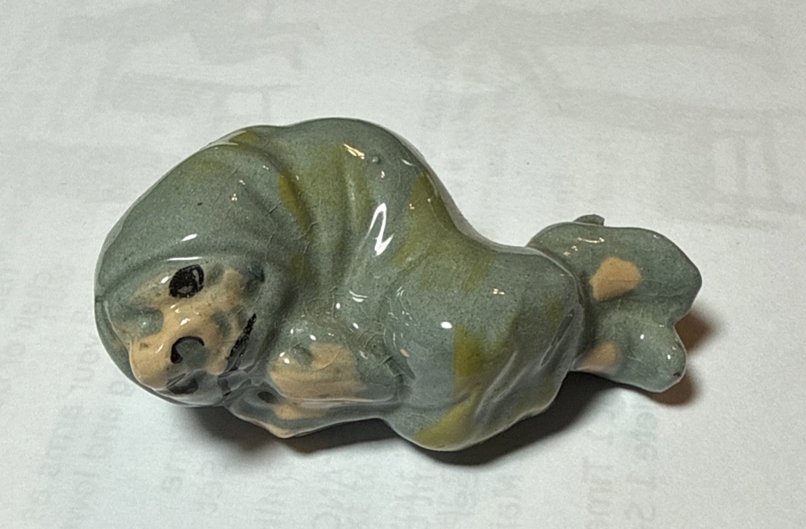 Vintage Figurine 1958 Hagen Renaker Little Horribles Are You Sure Sticker CA Pot