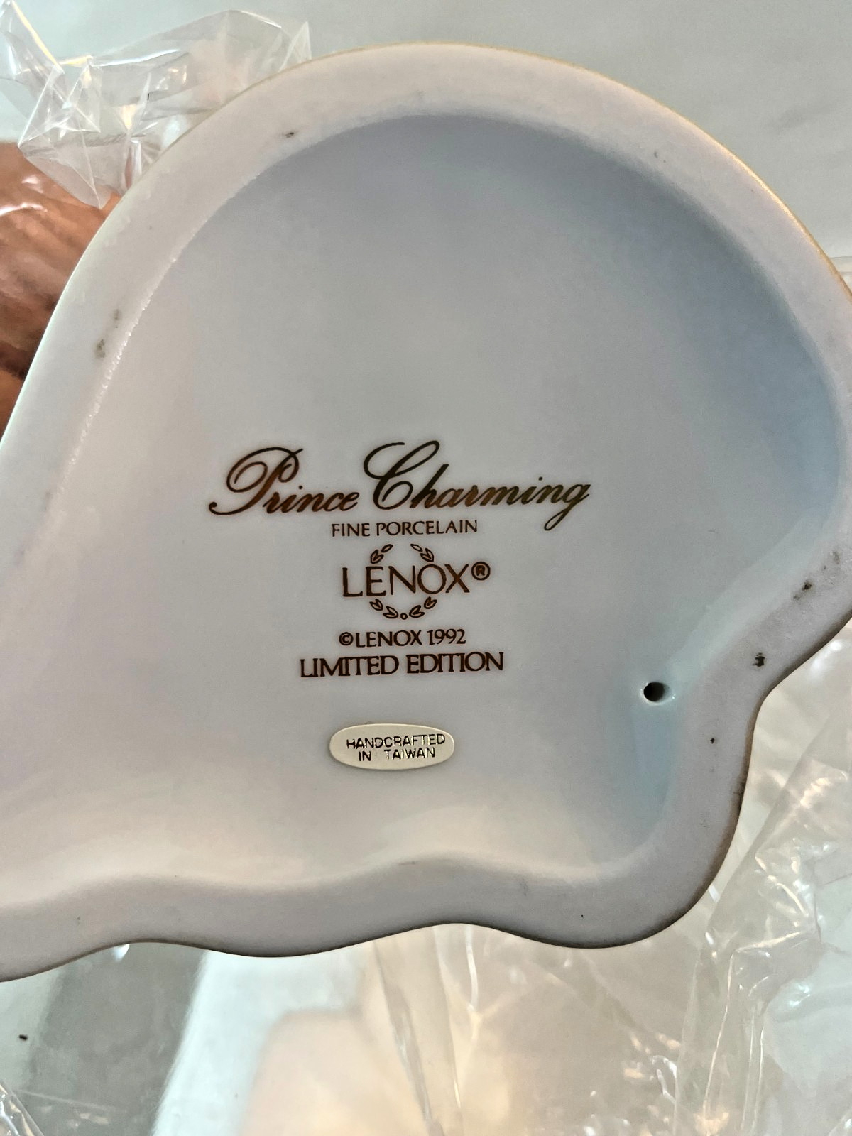 Lenox Prince Charming Legendary Princess Collection + Orig. Shipping Box