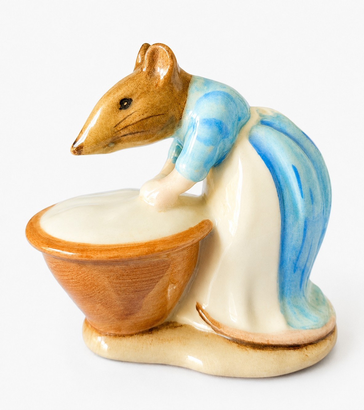 Vintage Beswick Beatrix Potter Anna Maria Mouse Figurine England c. 1973-1974