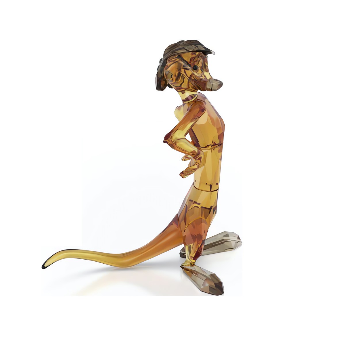 Swarovski Crystal The Lion King Timon Figurine Decoration, Brown, 5680916