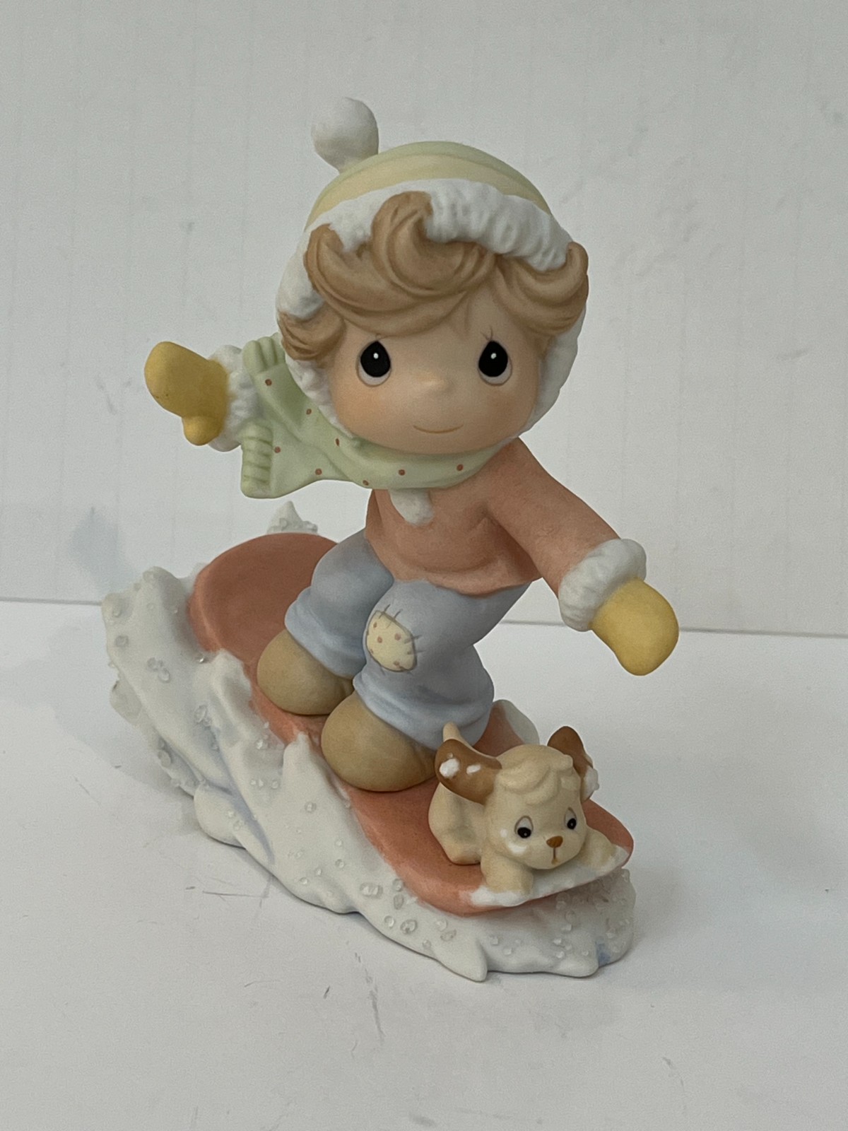 Precious Moments Porcelain Figurine “There’s Sno-Boredom With You” Girl Skating