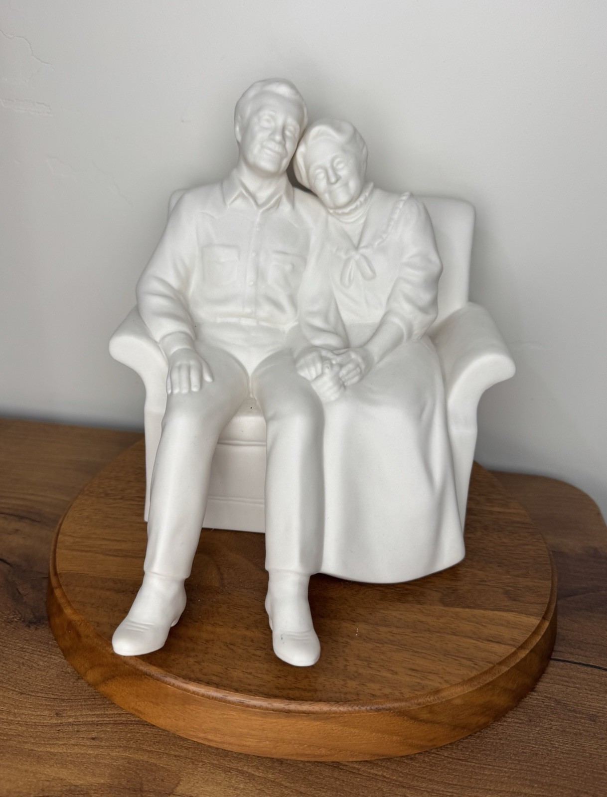 Hansen Classics “Twilight” Porcelain Figurine 1993 LDS Statue Grandparents VTG