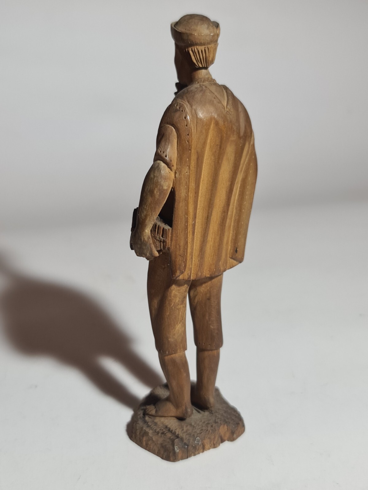 Antique Hand-Carved Biedermeier Figure – 1850s